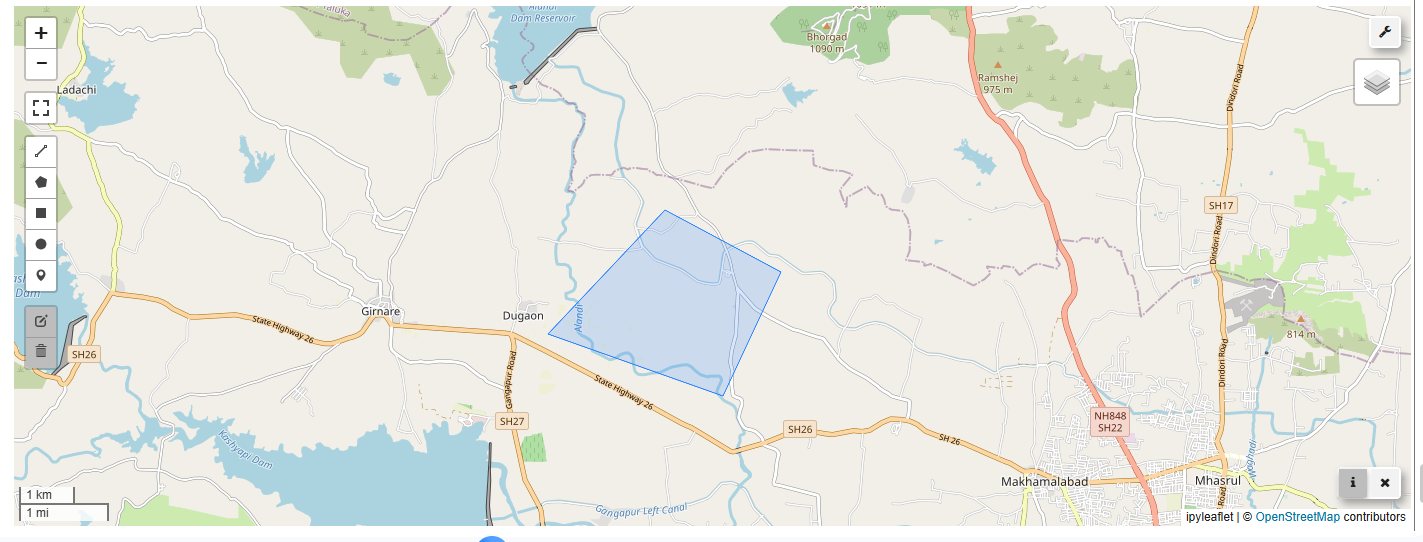 Leafmap — GeoJSON on map